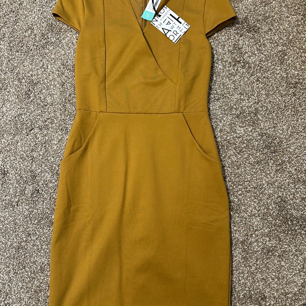 41 Hawthorn Mustard Midi Dress